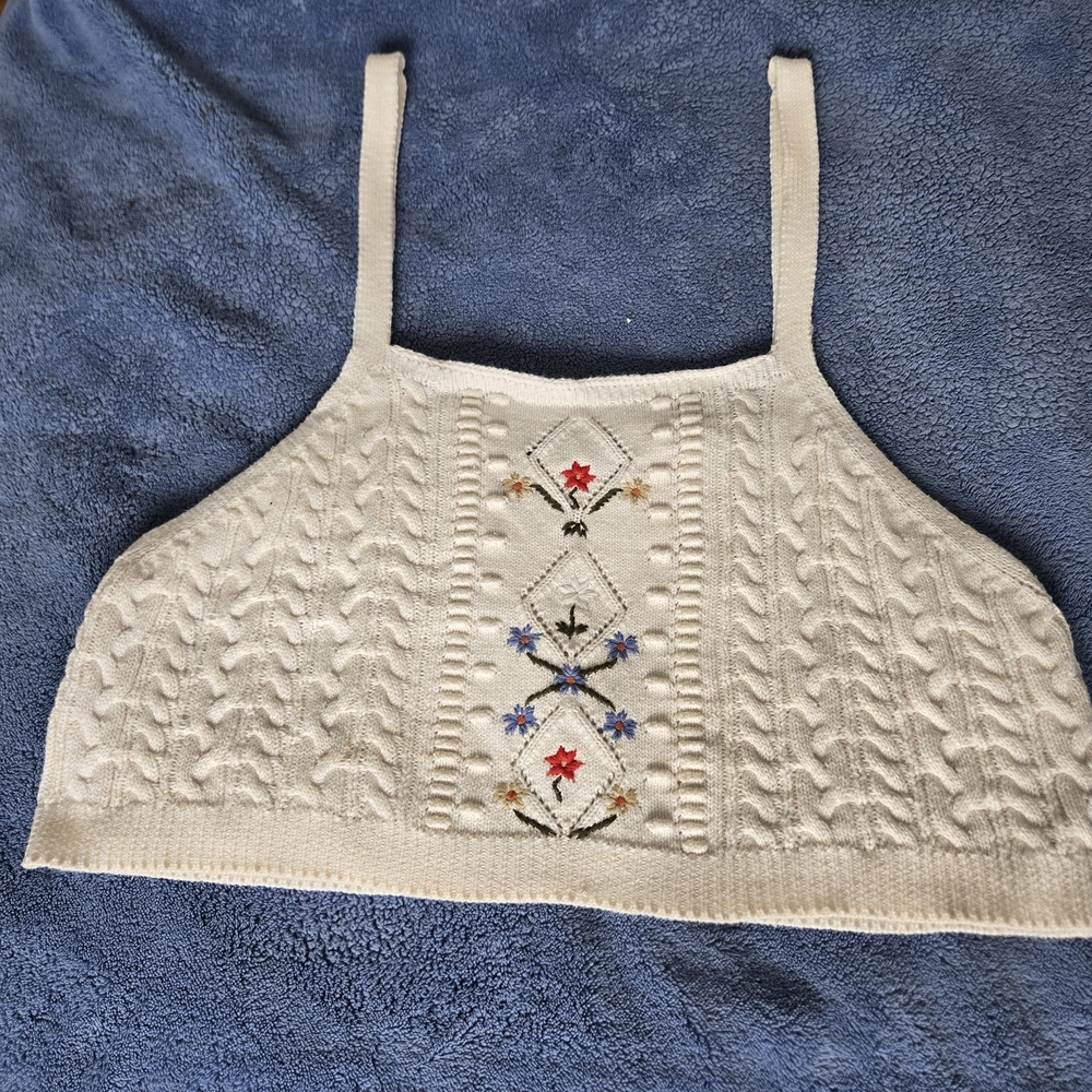Cider Cable Knit Tank Top
